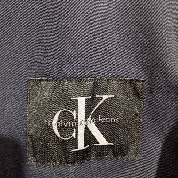 Calvin Klein cotton shacket shirt jacket field shacket jacket utility size M @P - Picture 7 of 12